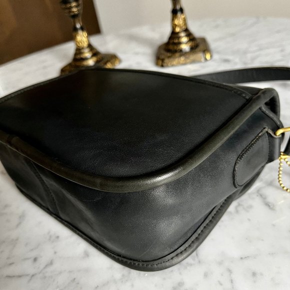 RARE Vintage Coach Collegiate Bag 9815 in Navy Made in New York City - Picture 13 of 16
